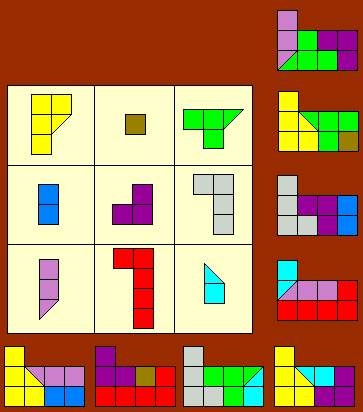 magisch vierkant L pentomino